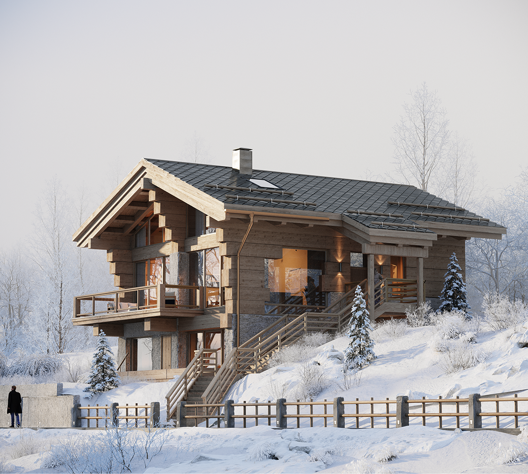 Экстерьер шале